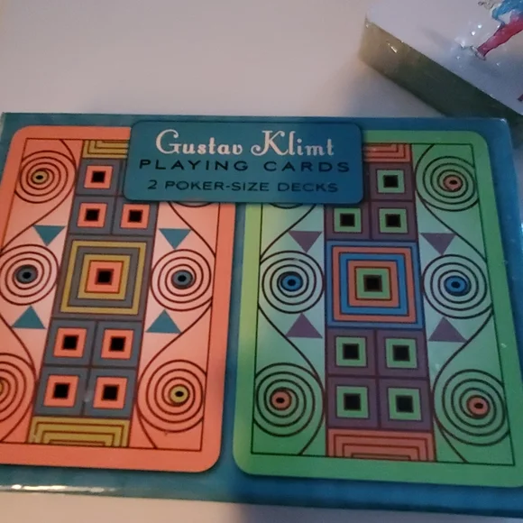 Playing cards Gustav klint new gift box Firm - Picture 1 of 3